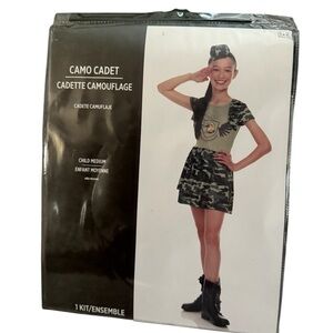 Camo Cadet Costume Child Medium